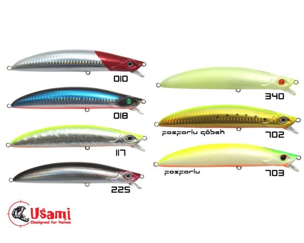 Usami Power Minnow 135F-SR 30.8 G Maket Balık 340 FOSFORLU