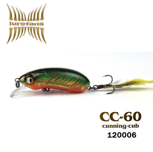 LUREFANS CUNNING CUB CC60S 6CM 9.5G / COL.6