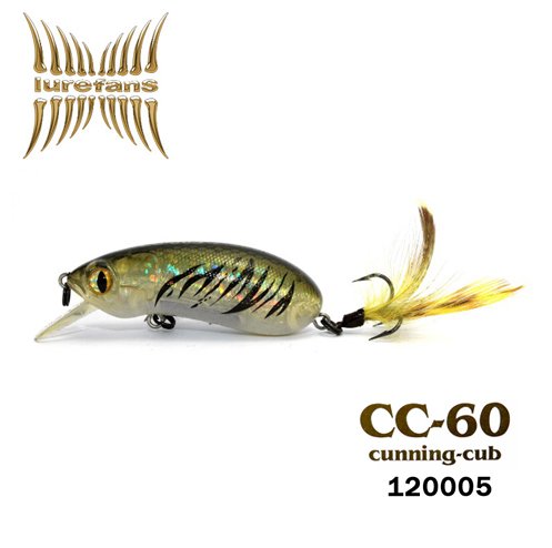 LUREFANS CUNNING CUB CC60S 6CM 9.5G / COL.5