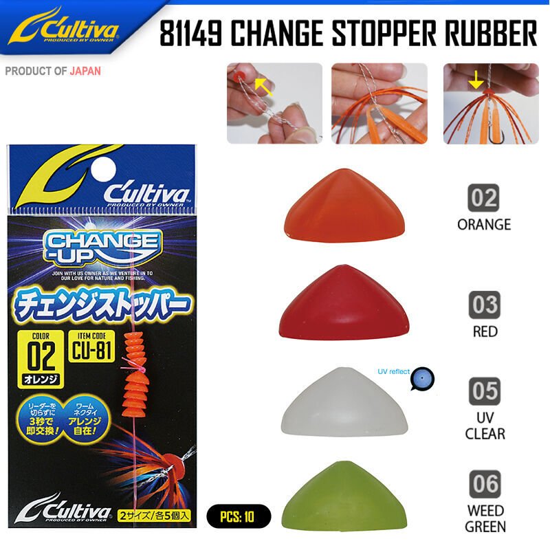 Cultiva 81149 Change Stopper Rubber 02 - Orange