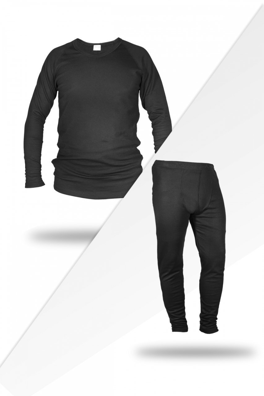 Termoteks Termal Siyah İçlik Takım M
