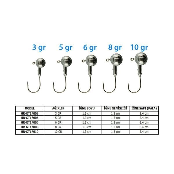 Jaxon Tanami Silver Jighead 2 - 2 gr