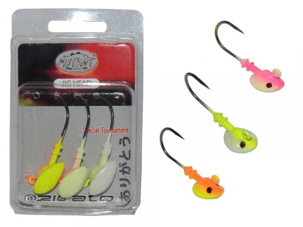 Mutant 6411 Jig Head Rigato Stunner 3'lü Mix Set 14 gr