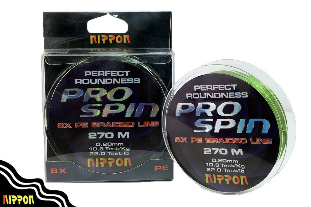 Nippon Prospin 8x İp Misina Yeşil 270 mt 0,20 mm