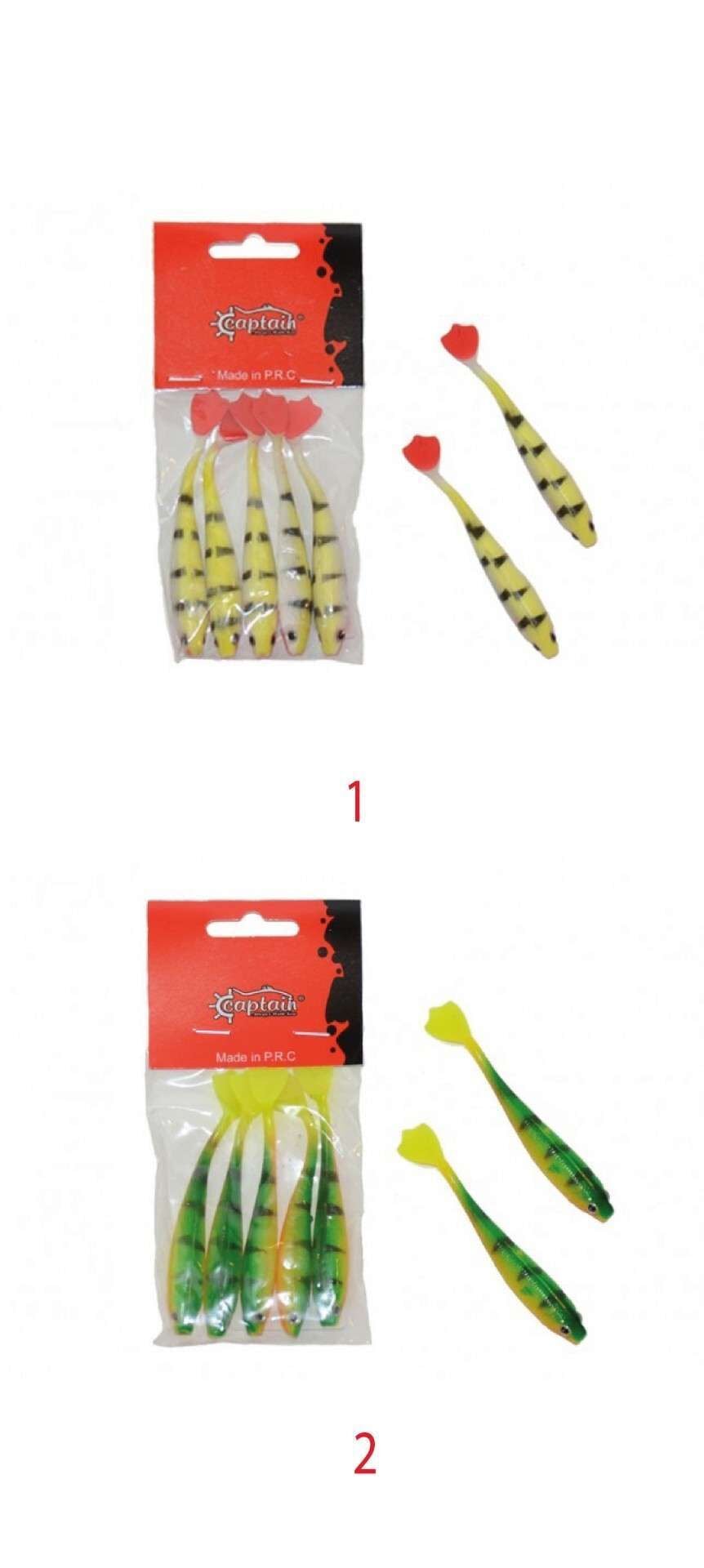 Captain 3566 Pencil Duck 9cm Levrek Silikonu 5li Paket Suni Yem