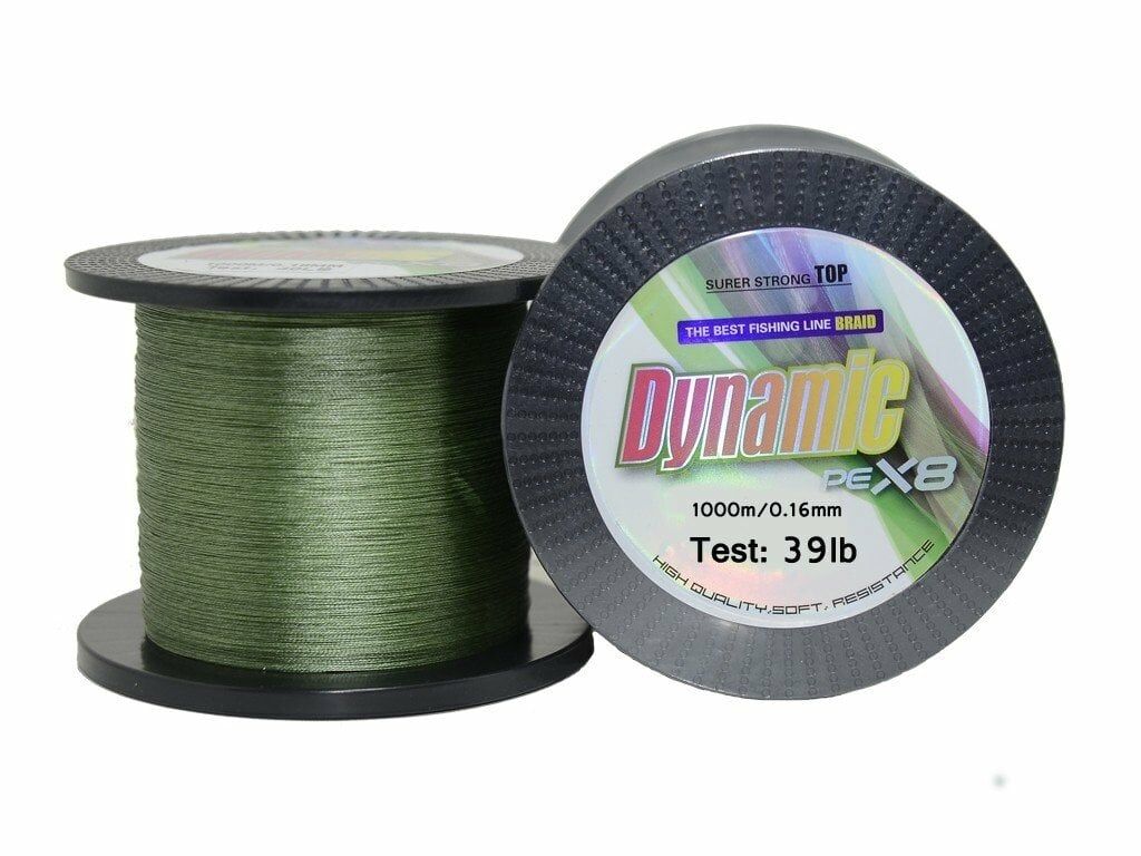 Captain Dynamic PE 8 Kat  Örgü İpi Misina 1000mt Yeşil 0.16 mm