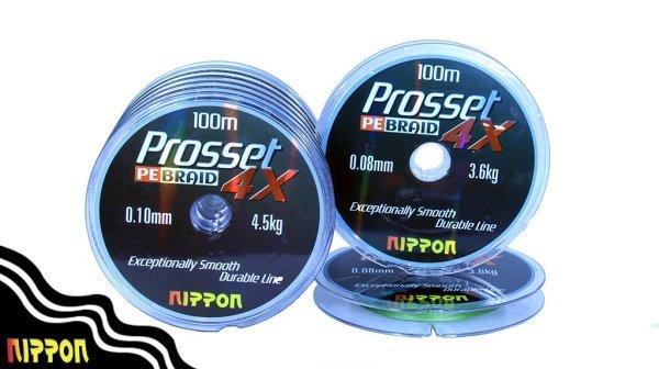 Nippon Prosset 4x İp Misina 100 mt Yeşil 0,40 mm