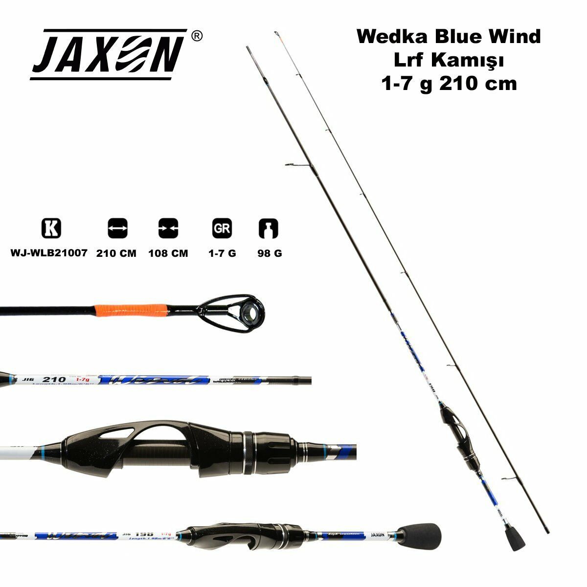 Wedka Blue Wind Lrf Kamışı 210 cm 1-7 gr