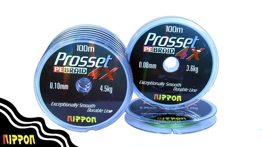 Nippon Prosset 4x İp Misina 100 mt Yeşil 0,08 mm