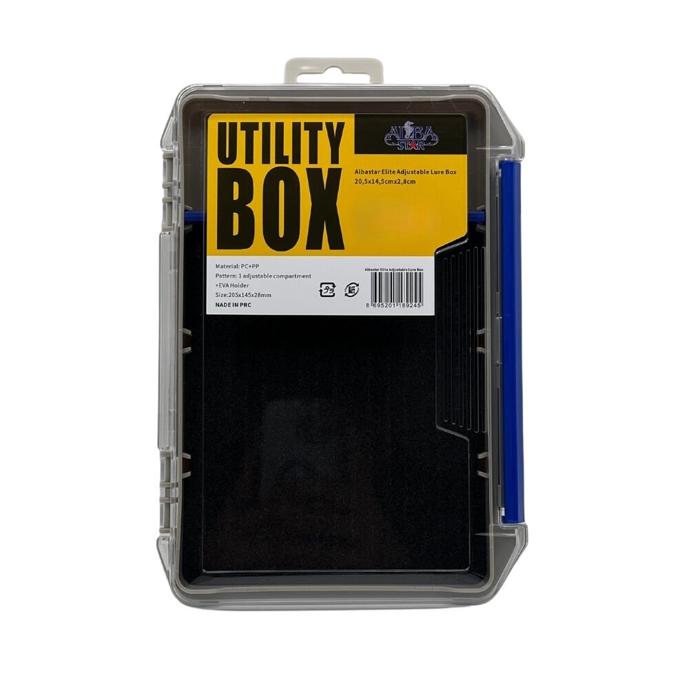 Albastar Elite Utility Series Çok Amaçlı Balıkçılık Aksesuar Kutusu 4 BÖLMELİ