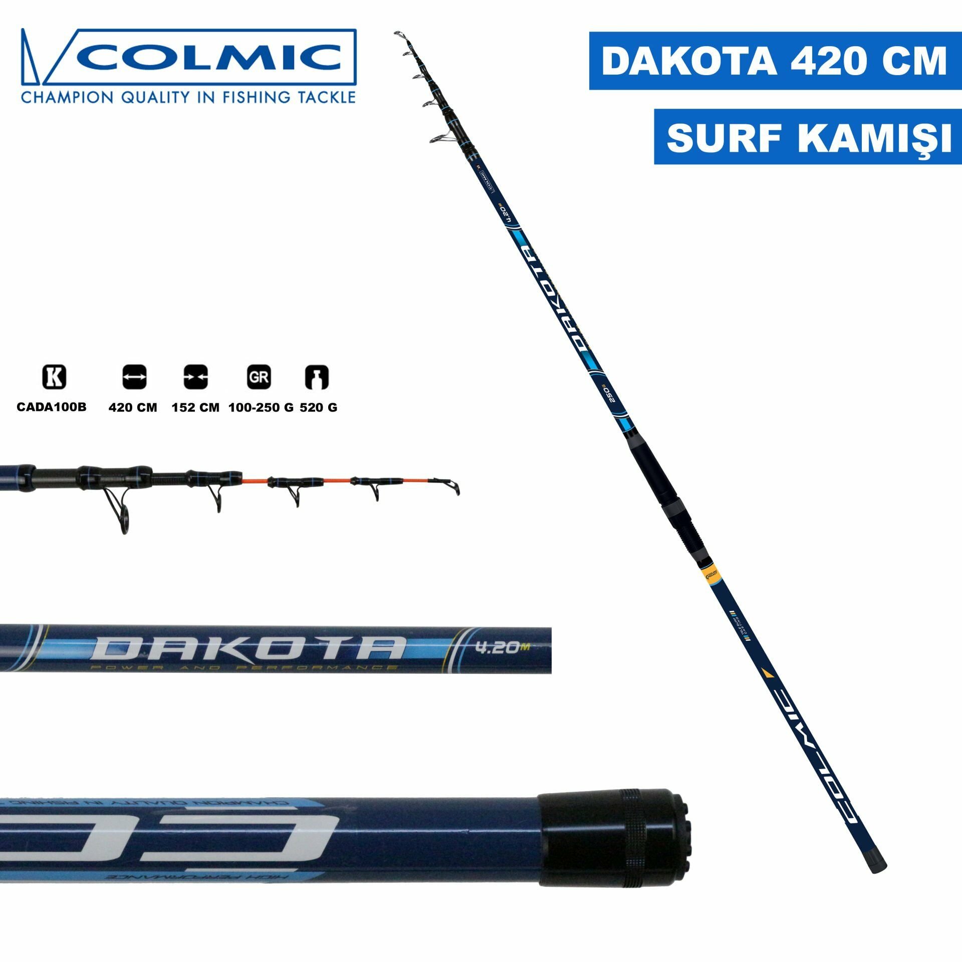 Dakota 4.20 mt 250 g Surf Kamışı