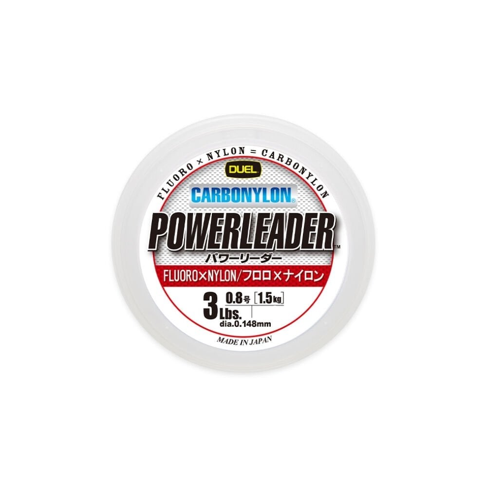 Duel Powerleader Carbonylon Misina CLEAR-0.405-50MT-11.5KG