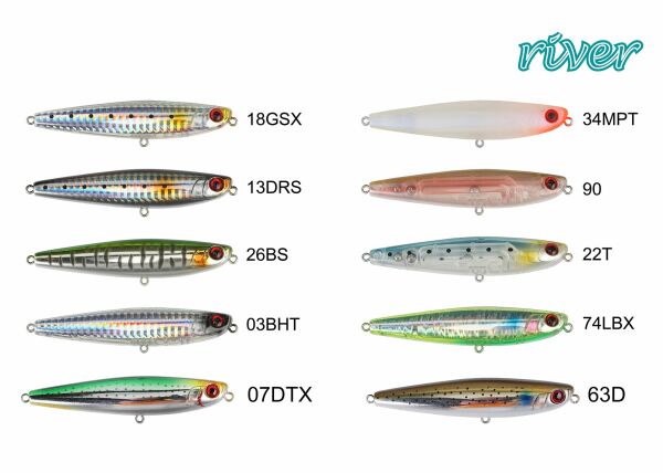 River Hippo Pen 90F 9 cm 11.8Gr Popper 63D