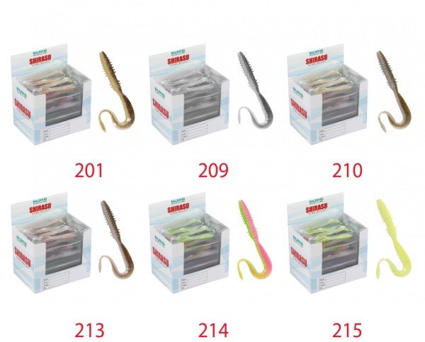 Balzer 13634 Shirasu Haruto Snake 10cm Silikon Suni Yem 50'li Set