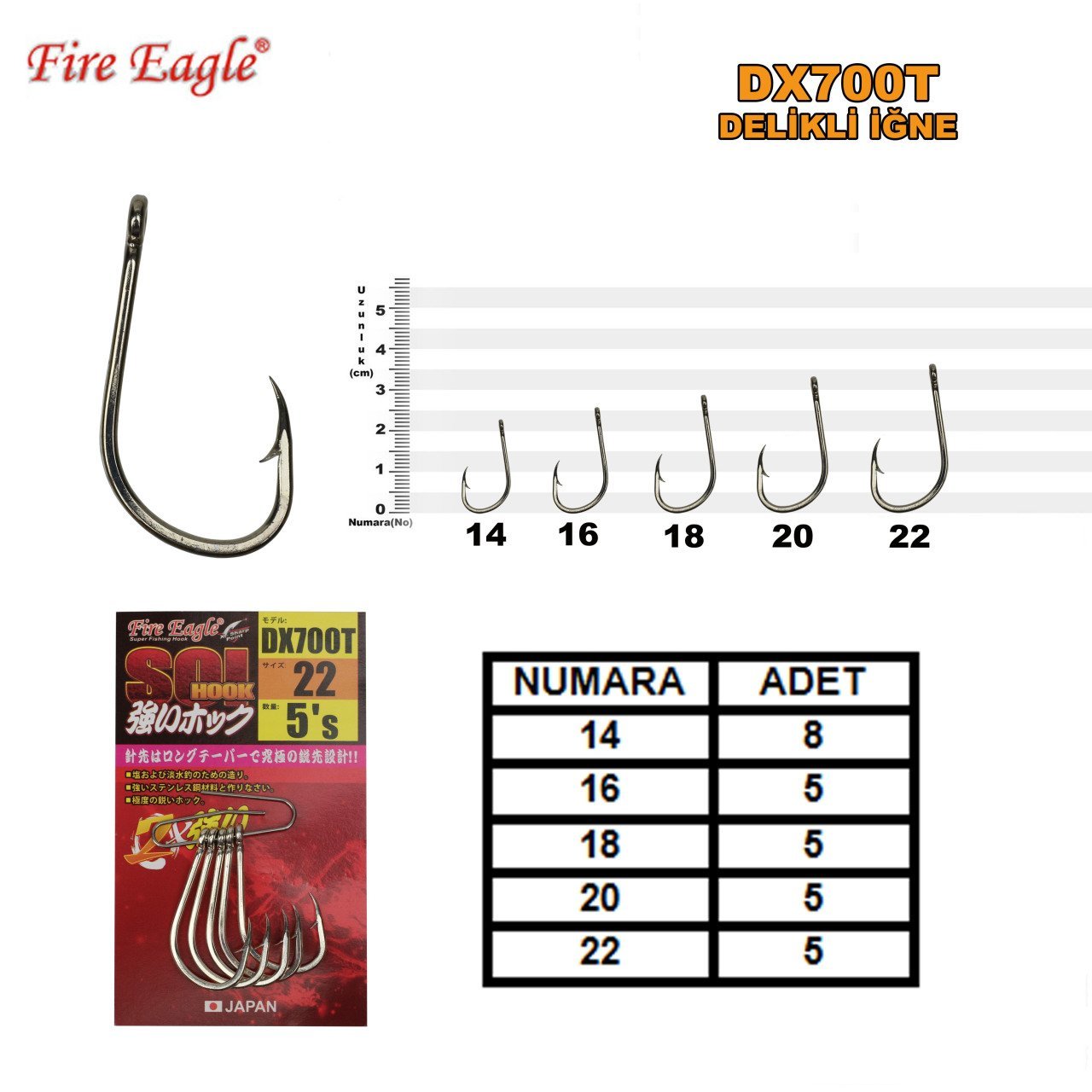 Fire Eagle Hook Dx 700T 16