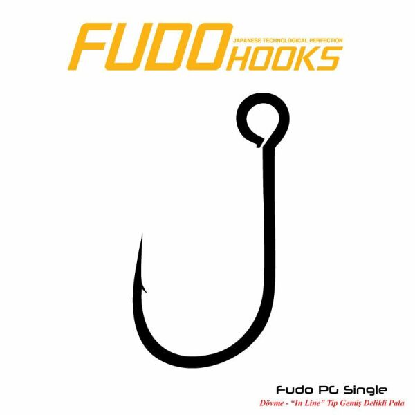 7308 Fudo PG Single Yeni Nesil Galvaniz Sahte İğnesi 2/0