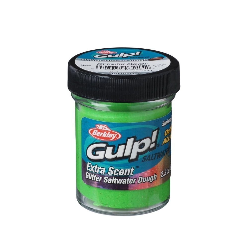 Berkley PowerBait Extra Scent Saltwater Hamur SPRING GREEN-SILVER - 50GR