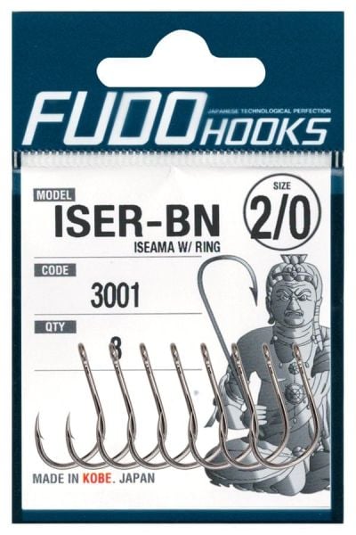 Fudo 3001 Iseama Delikli Pala Black Nikel İğne 3/0