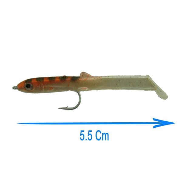 Eel Lure 5,5 Cm Silikon Cc11