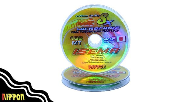 Nippon İsema 8x İp Misina 100 mt Yeşil 28 mm