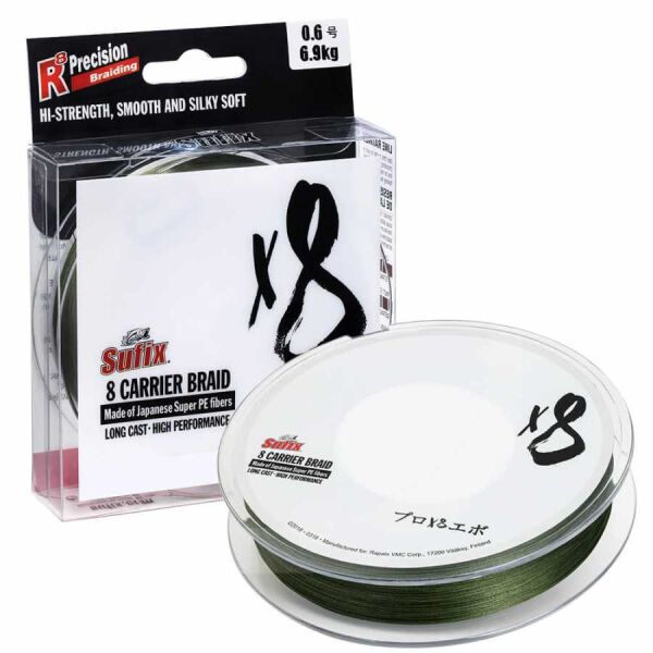 Sufix X8 İp Misina Green - 0.165MM - 150M - 10.5KG