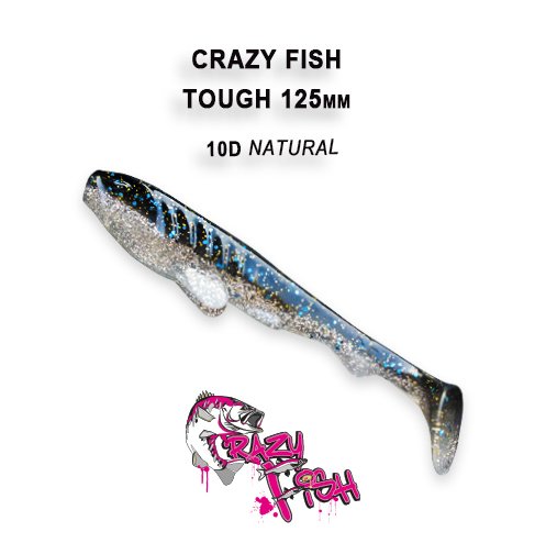 CRAZY FISH TOUGH 5 / 125 MM / COLOR: 10D NATURAL