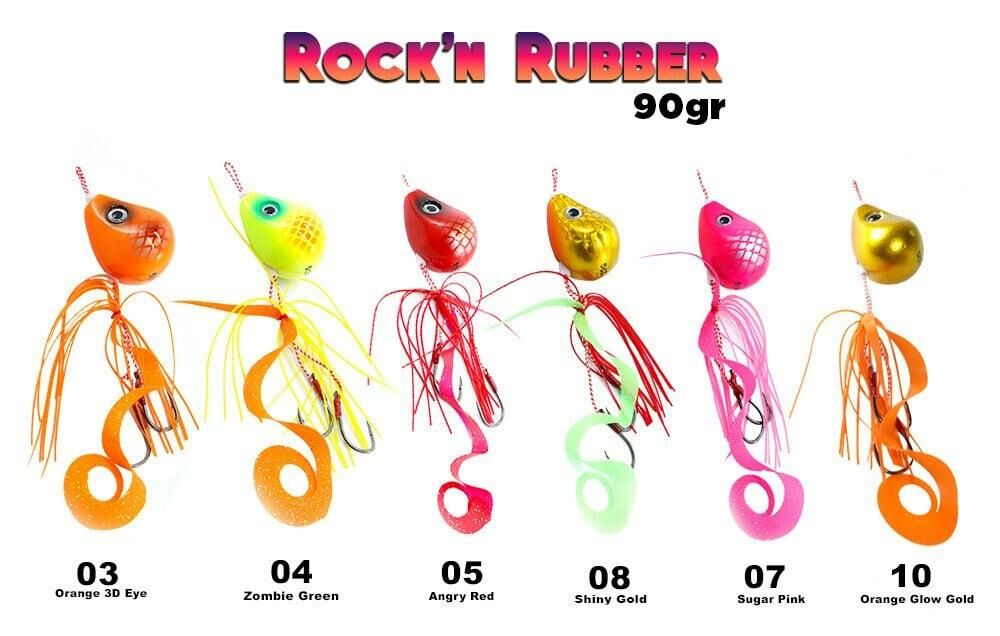 Fujin Rock'n Rubber 90gr Tai Rubber Set 