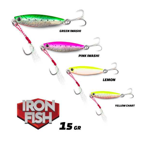 Fujin Iron Fish 15gr 55mm Jig Yem LEMON