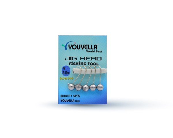 Youvella 6398 Jig Head Blow Pop LRF Jig Head 5'li Paket 3 gr