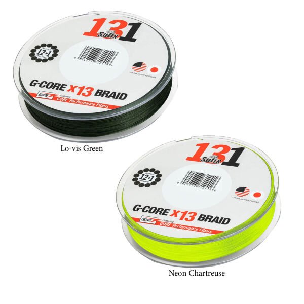 Sufix 131 G-Core X13 İp Misina NEON CHARTREUSE - 0.185MM - 150M - 11.4KG