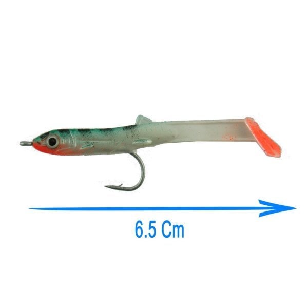 Eel Lure 6,5 Cm Silikon Cc10