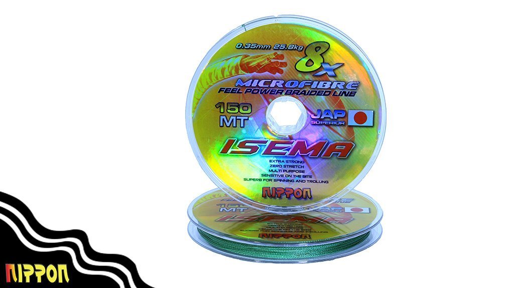 Nippon İsema 8x İp Misina 150 mt Yeşil 35 mm