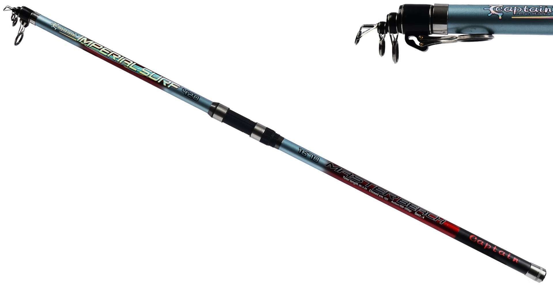 Captain 1670 İmperial Tele Surf Kamış 100-250gr Atar Standart - 450 CM