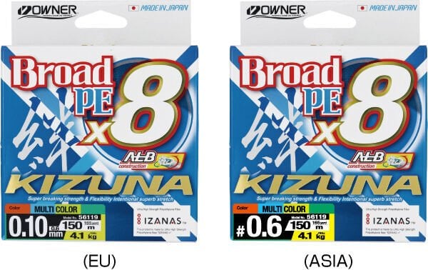 Kizuna 56119 Pe 150m Alb Construction x8 Multi Color