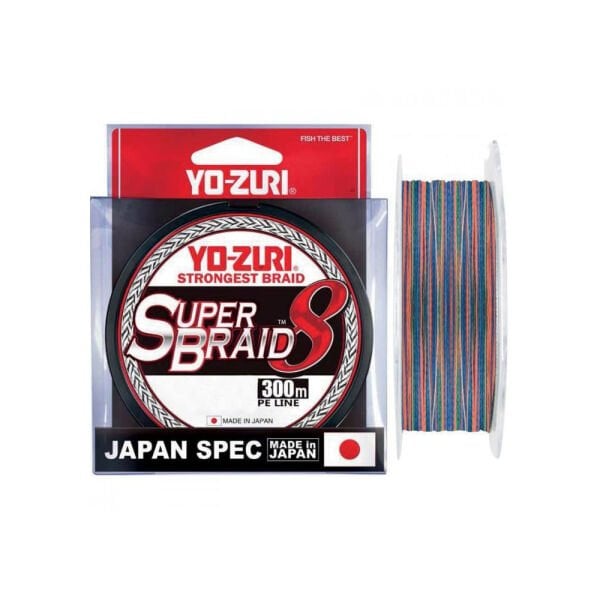 Yozuri Süper Braid 8X İp Misina MULTİCOLOR - 0.30MM - 300MT - 23KG