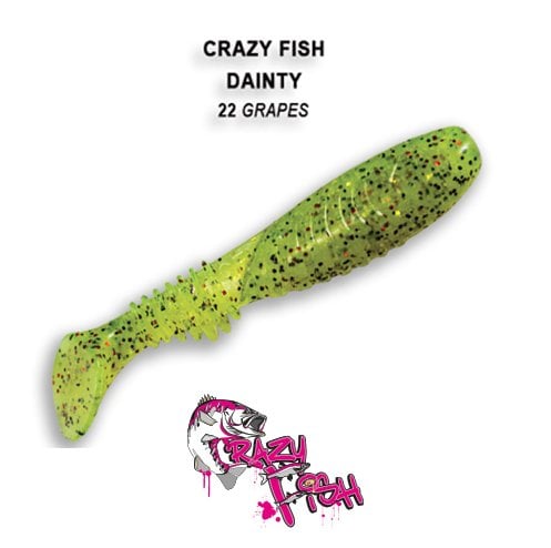 CRAZY FISH DAINTY 3,3'' / 85 MM / COLOR: 22 GRAPES