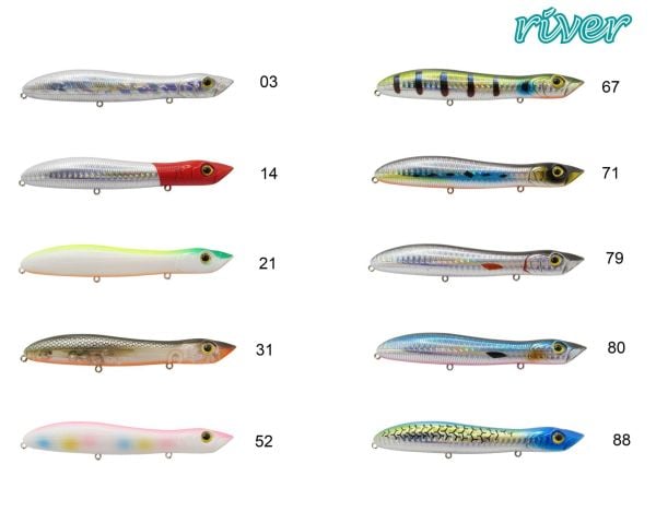 River Lazy Popper 125 12.5Cm 18G Maket Balık 88