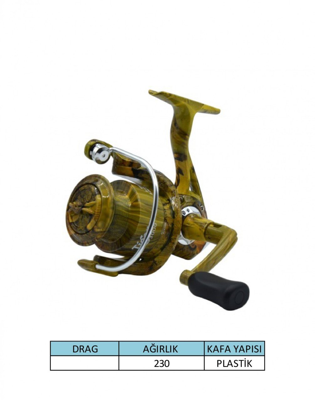 Captain Tiger 3000 Spin Makine 2 BB