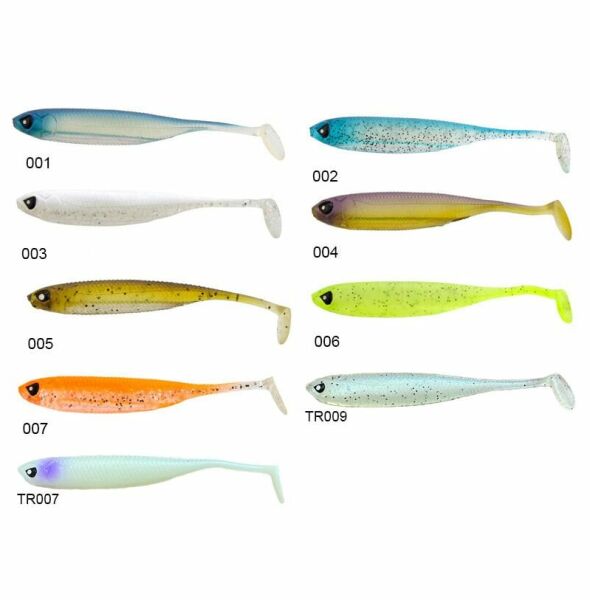 Lucky John Makora 3D Shad Tail 3'' (7.62 cm) 7P Silikon Yem TR007