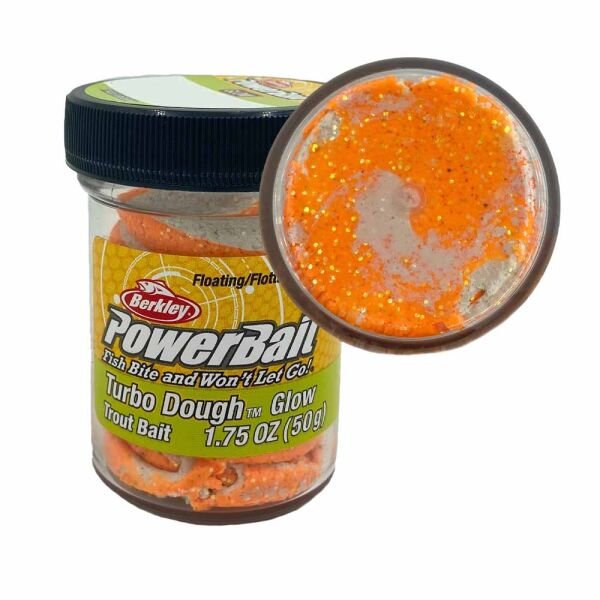 Berkley Powerbait Glow Trout Bait Sahte Yem GLOW ORANGE/WHITE - 50G