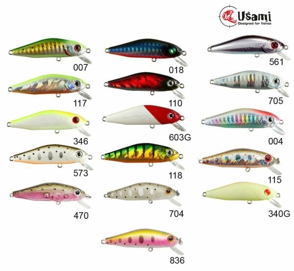 Usami Minn Shad 58F-SR 4.6 G Maket Balık 705