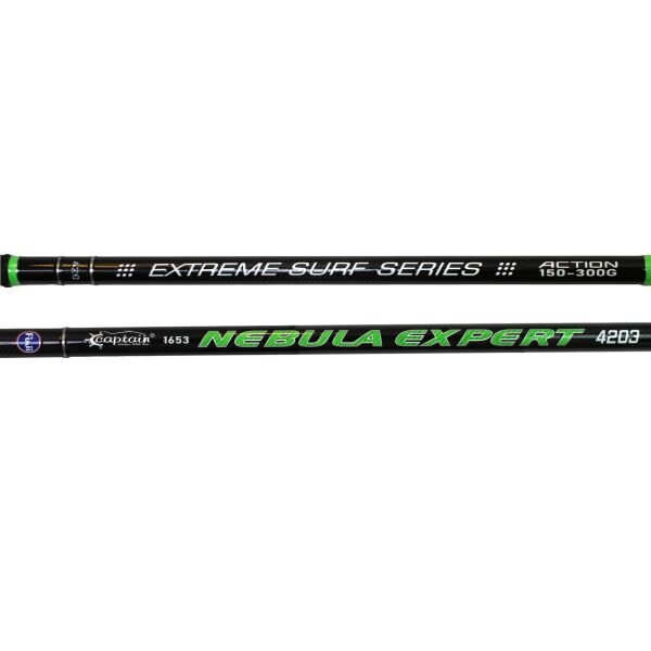 Captain 1653 Nebula Great Expert FUJİ 3 Parça Surf Kamış 300gr Atar