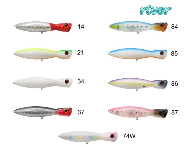 River Bighead Pop 130 13Cm 36G Popper Maket Balık 74W