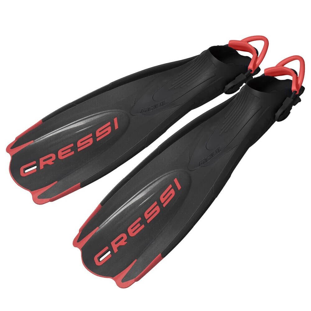 Cressi Maui Dalış Paleti BLACK - RED - L-XL