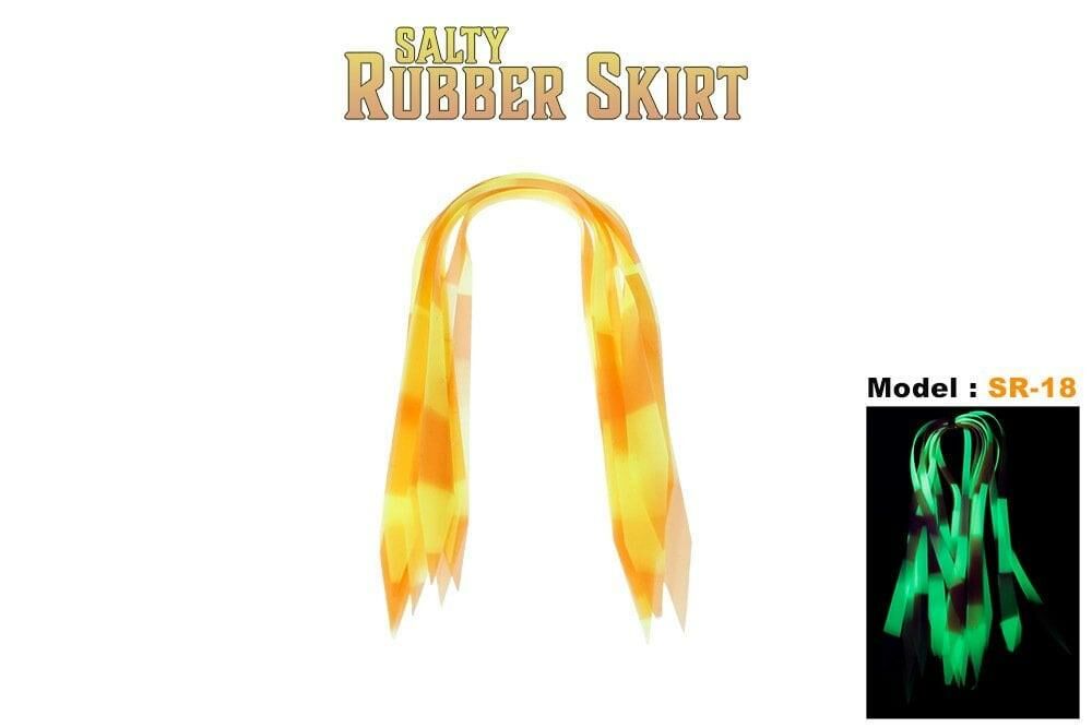 Fujin Rubber Skirt Düz Püskül Set #SR-18