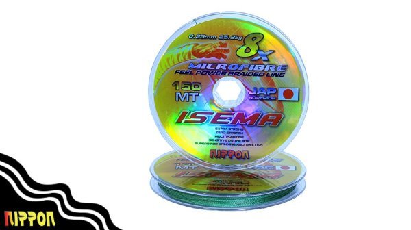 Nippon İsema 8x İp Misina 150 mt Yeşil 0, 23 mm