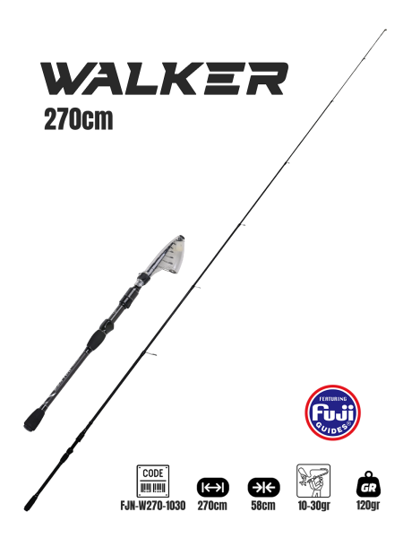 Fujin Walker 270cm 10-30gr Teleskopik Spin Kamışı