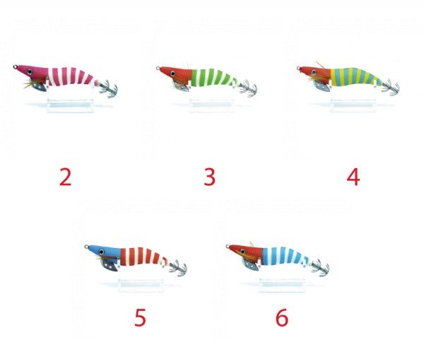 Captain 3005 Kalamar Zokası 10cm Striped Body Squid 6