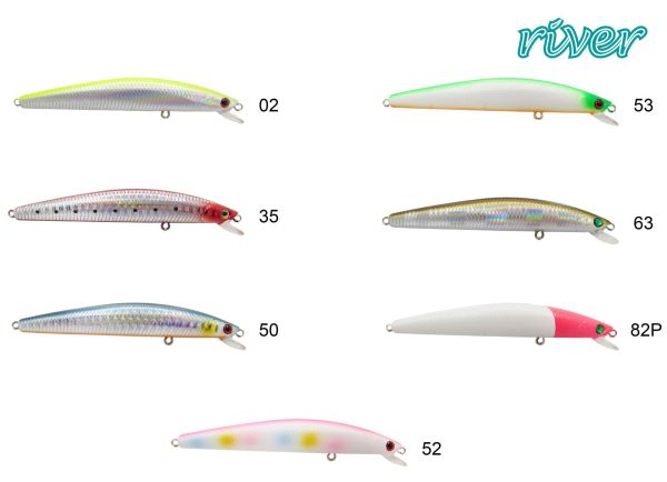 River Thin Banger 95F 9.5Cm 8.5G Maket Balık 50