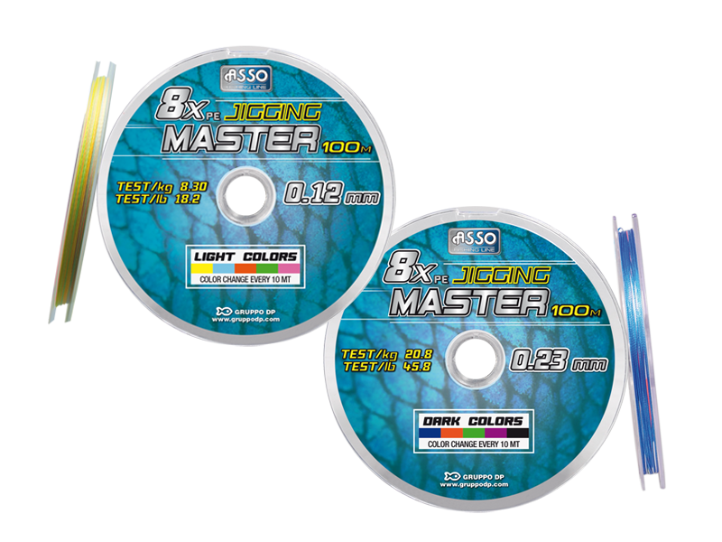 Asso Pe Jigging Master 8X Örgü İp Misina 100MT No: 0,33MM / 100MT